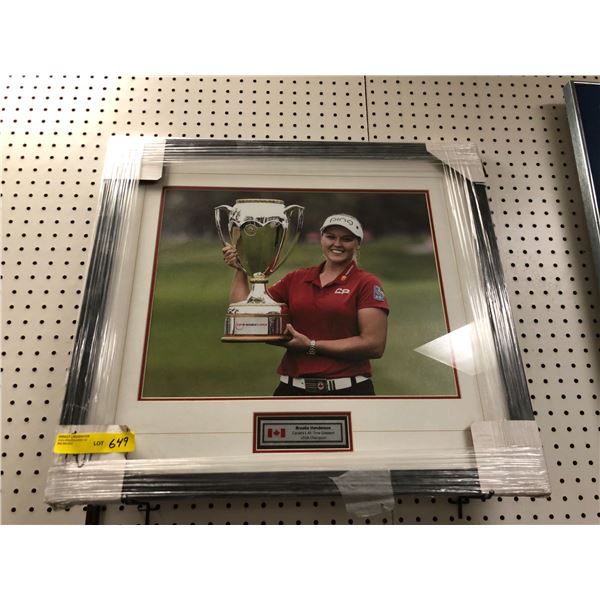 Brooke Henderson LPGA Champion - approx. 26 x 24in