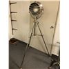 Image 3 : Movie Set Spotlight - Chrome on Tripod Stand - approx. 67 inches tall