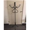 Image 1 : Large Black Metal Candlestick Holder - from a TV Series - approx. 63in tall
