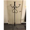 Image 2 : Large Black Metal Candlestick Holder - from a TV Series - approx. 63in tall