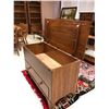 Image 5 : Vintage Maple Chest with Drawer - Great Condition - approx. 40in x 18in x 26 1/2in on wheels