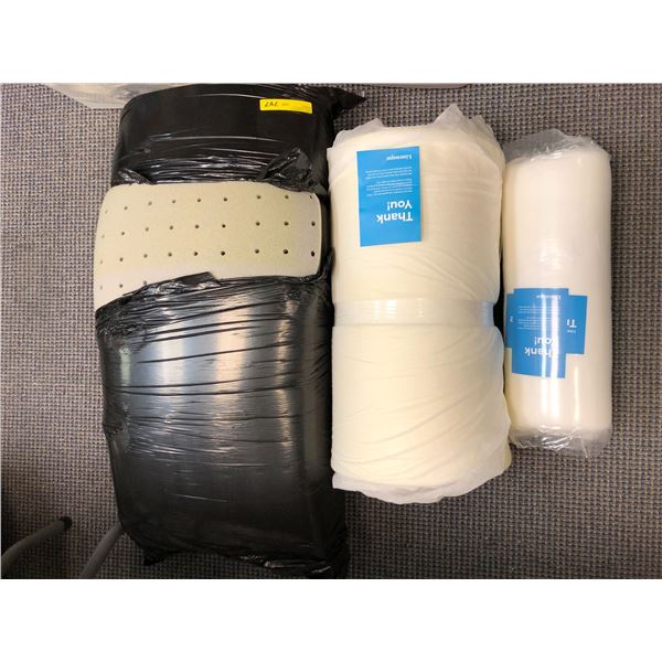 Foam Mattresses (two) and one pillow - two by Linenspa