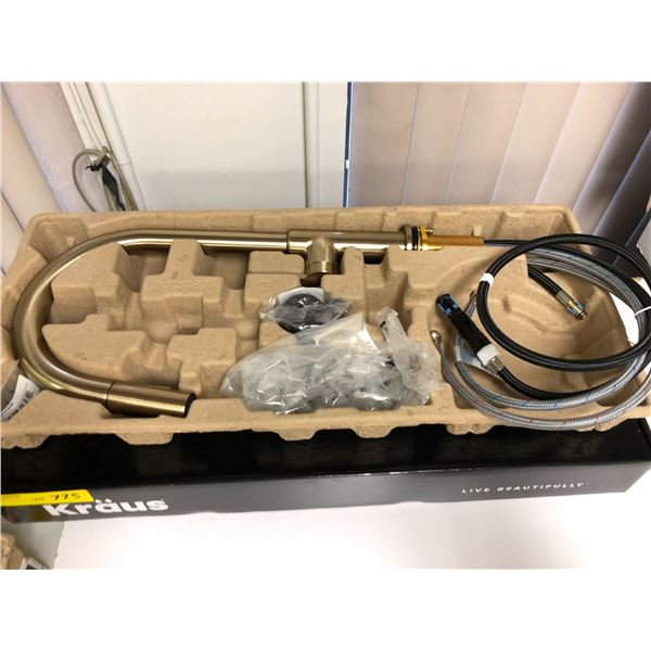 KRAUS - Antique Champagne Bronze - single handle Pull Down Kitchen Faucet