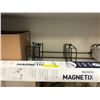 Image 1 : MOEN Snap and Secure Magnetic Shower Rod plus Black Wire Bath Shelves and two boxes of Peel & Stick