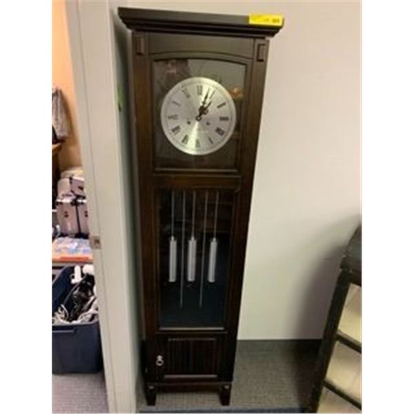 31Day Grandfather Clock - missing keys to wind - Approx. 17in x 12in x 72in