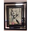 Image 3 : Group of two - Framed Mirror and Marilyn Munroe in a Mirrored Frame - largest approx. 21 x 25in