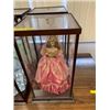 Image 2 : Two Glass Cased Dolls - Dolls are approx. 18in tall, case is approx. 25in tall