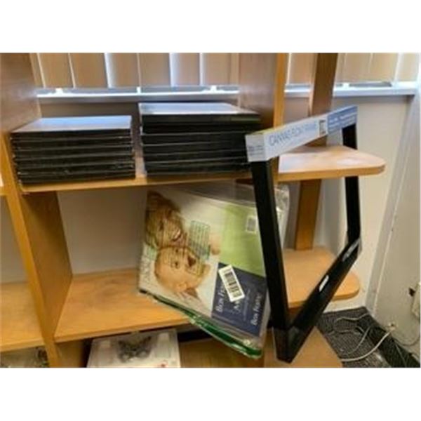 Assorted Lot of Unused Picture Frames - approx. 15 - Canvas Float Frame - 16 x20in and Box Frame 11