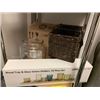 Image 1 : Shelf Lot of House Décor Items - Basketx, Votive Holders & Glass Jar