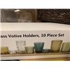 Image 3 : Shelf Lot of House Décor Items - Basketx, Votive Holders & Glass Jar