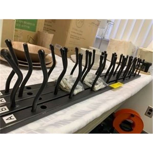 Wall Mounted Wine Rack - Black