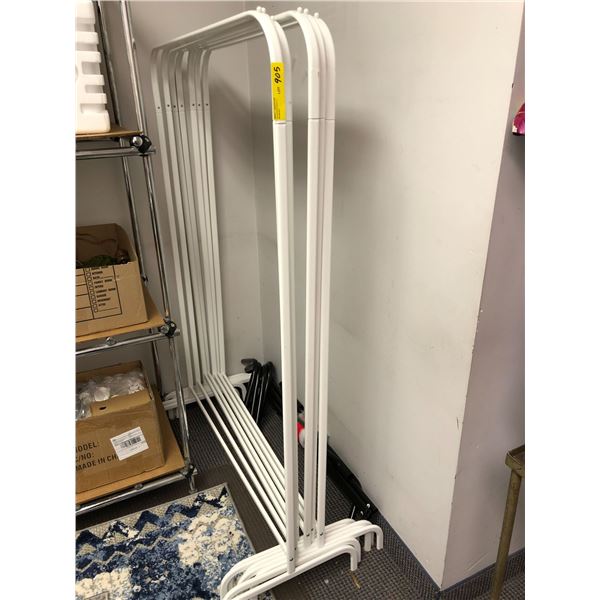 Group of Seven - White Garment Racks