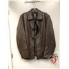 Image 3 : Two Brown Leather Men's Jackets from VIP Leathers Canada/Fine Lambskin - One Medium and one XL