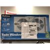 Image 1 : Holmes Twin Window Fan with Electronic Control