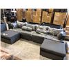 Image 2 : SARAH GREY U-SHAPE 122"W PATIO SET