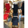 Image 2 : PATIO FLARE BLUE CHERRY FRAME PORTABLE LOUNGE CHAIR