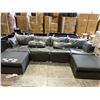 Image 2 : SARAH GREY U-SHAPE 122"W PATIO SET