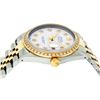 Image 9 : Rolex Mens 2 Tone White Diamond 36MM Oyster Perpetual Datejust Wristwatch