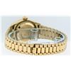 Image 6 : Rolex Ladies 18K Yellow Gold Champagne Index Quickset Datejust President Wristwa