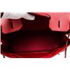 Image 2 : Hermes Red Leather Birkin 35cm Satchel Bag