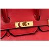 Image 5 : Hermes Red Leather Birkin 35cm Satchel Bag