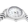 Image 9 : Rolex Mens Stainless Steel Mother Of Pearl Roman Datejust 36MM Wriswatch Datejus