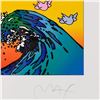 Image 2 : The Great Wave with Doves by Peter Max