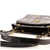 Image 4 : Chanel Vintage Black Patent Leather Front Pocket Chain Medium Patent Leather