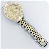 Image 7 : Rolex Ladies 2 Tone Champagne Diamond Lugs & Pyramid Datejust Wristwatch