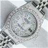 Image 1 : Rolex Ladies Stainless Steel Quickset Mother Of Pearl Diamond Lugs Jubilee Rolex