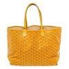 Image 1 : Goyard Yellow Goyardine Coated Canvas St. Louis PM Tote Bag