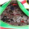 Image 4 : Gucci Green Multicolor Quilted Leather Neon Front Pocket Large Waist Bag