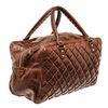 Image 3 : Balenciaga Brown Quilted Leather Motorcycle Shoulder Bag