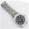 Image 7 : Rolex Mens Stainless Steel Black Baguette Diamond 36MM Datejust Wristwatch