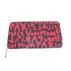 Image 1 : Louis Vuitton Fuchsia Monogram Graffiti Stephen Sprouse Zippy Wallet