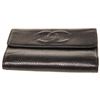 Image 4 : Chanel Black Caviar Leather Travel Line Wallet