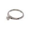 Image 4 : Tiffany  Co. Silver Diamond Solitaire Ring