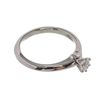 Image 6 : Tiffany  Co. Silver Diamond Solitaire Ring