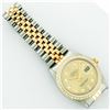Image 7 : Rolex Mens 2 Tone Champagne Diamond 36MM Datejust Wristwatch