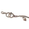 Image 7 : Chanel Silver-tone Metal CC Logo Pearl Charm Bracelet