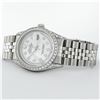 Image 4 : Rolex Mens Stainless Steel Mother Of Pearl Diamond Lugs Datejust Wristwatch