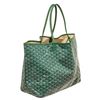 Image 2 : Goyard Green Leather St. Louis GM Tote Bag