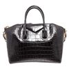 Image 1 : Givenchy Black Leather Antigona Satchel Bag