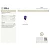 Image 5 : 14KT Yellow Gold 7.74 ctw GIA Cert Tanzanite and Diamond Ring