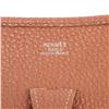 Image 7 : Hermes Gold Clemence Leather Evelyne I PM Bag