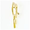 Image 5 : Tiffany & Co. Paloma Picasso Graffiti 18k Yellow Gold Open Cat Ribbon Brooch Pin