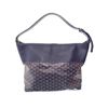 Image 2 : Goyard Blue Canvas Leather Grenadine Hobo Bag