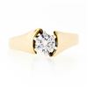 Image 4 : 14k Gold 0.47 ctw H VS1 Ideal Round Brilliant Diamond Solitaire Engagement Ring
