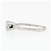Image 6 : Vintage Solid 14k White Gold .46 ctw Prong Round Diamond Solitaire Engagement Ri