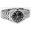 Image 3 : Rolex Mens Stainless Steel Black Diamond Lugs & Ruby Datejust Wristwatch